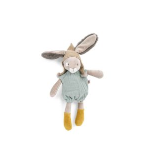 Trois Petits Lapins - Little Plush Toy Sage Rabbit