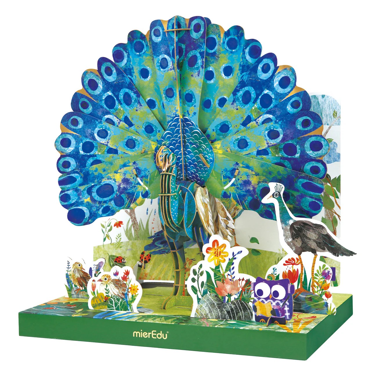 Eco 3D Puzzle - Peacock