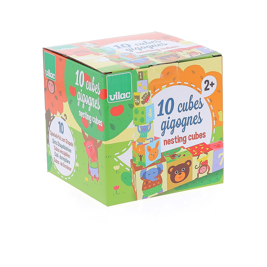 10 Stacking Cubes - Animals - Image 2